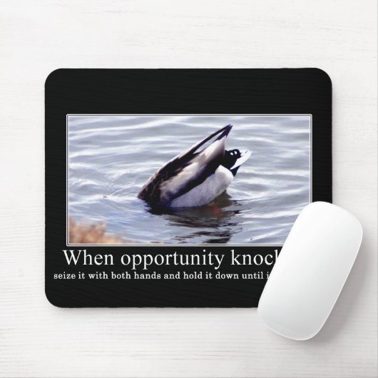 Bereiten Sie sich für neue Gelegenheiten vor Mousepad (Mit Mouse)