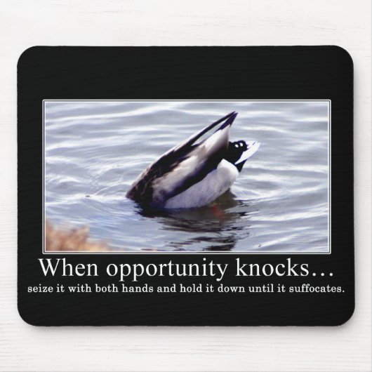 Bereiten Sie sich für neue Gelegenheiten vor Mousepad (Vorne)