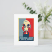 Bereiten Sie sich vor! Postkarte (Stehend Vorderseite)