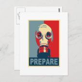 Bereiten Sie sich vor! Postkarte (Vorne/Hinten)
