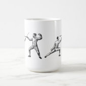 Bereiten Sie vor, fechten Sie! Vintage Kaffeetasse (Mittel)