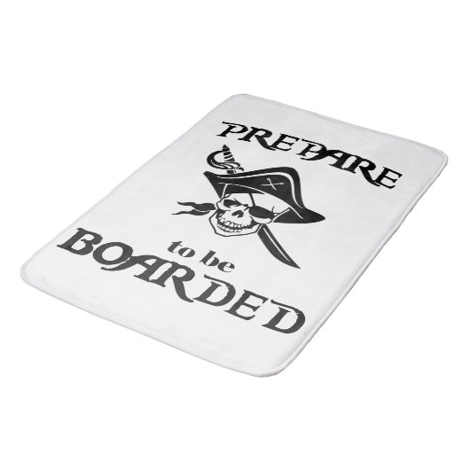 Bereiten Sie vor sich, verschalter schwarzer Badematte (Schrägansicht)