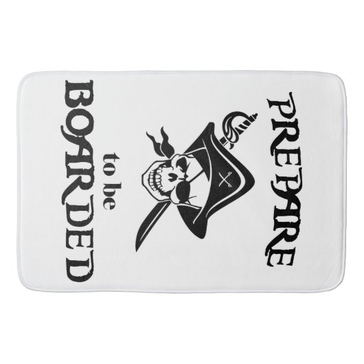 Bereiten Sie vor sich, verschalter schwarzer Badematte (Vorderseite)