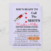 Bereiten Sie vor, um die Schüsse zu nennen, die Einladung (Vorne/Hinten)