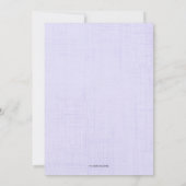 Bereiten Sie vor, um die Schüsse zu nennen, die Einladung (Rückseite)