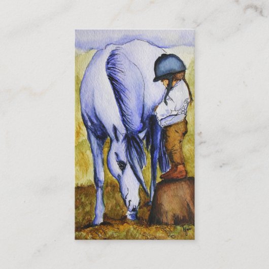 Bereiten Sie vor, um (Einhorn-) Visitenkarten zu Visitenkarte (Vorderseite)