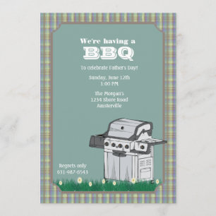 Bereiten Sie vor, um Einladung zu grillen