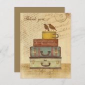 Bereiten Sie vor, um zu fliegen danken Ihnen flach Dankeskarte (Vorne/Hinten)