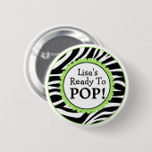 Bereiten Sie zum Pop-Knopf, Button (Vorne & Hinten)