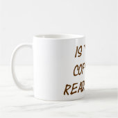 bereites Braun des Kaffees Kaffeetasse (Links)