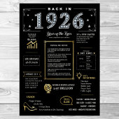 Bereits 1926 druckbares Poster, 1926 Geburtsurkund Poster