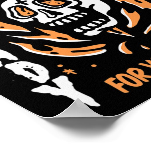 Bereits für euer BegräbnisHalloween verkleidet Poster (Ecke)