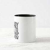 Bereits Gewollt, um ein Nickerchen Tomorrow Funny Tasse (Zentrum)