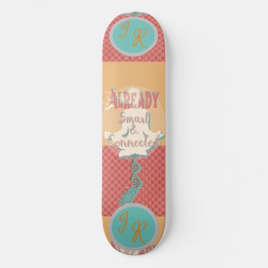 Bereits intelligent und verbunden - Initial-fähig Skateboard (Vorderseite)