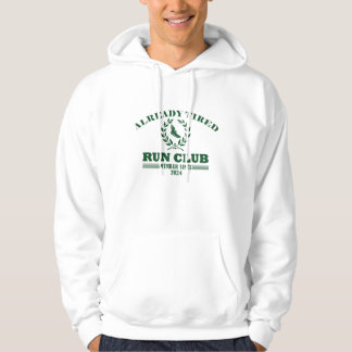 Bereits Müder Laufclub Lustiger Vintage-Athletik W Hoodie