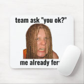 Bereits Wilde Lustige Gaming-Meme-Mauspad Mousepad (Mit Mouse)