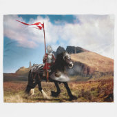 BEREITSCHAFT FÜR SCHLACHTEN FLEECEDECKE (Vorderseite (Horizontal))