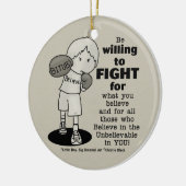 Bereitschaft zur Bekämpfung Keramikornament (Links)