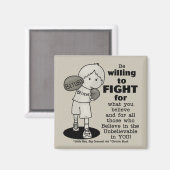 Bereitschaft zur Bekämpfung Magnet (Vorderseite/Rückseite)