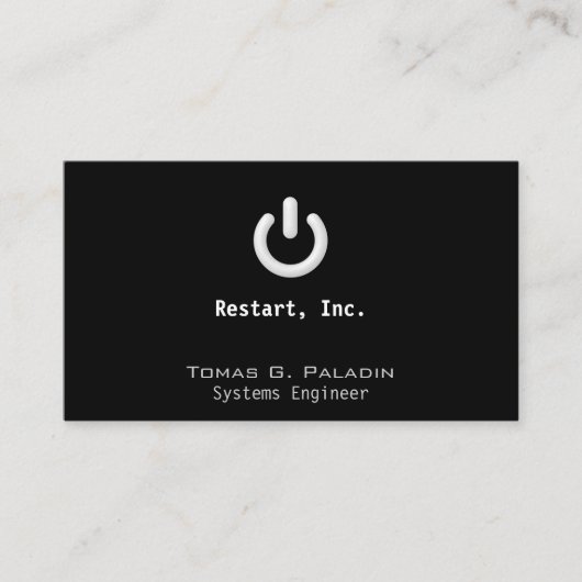 Bereitschafts Visitenkarte (Vorderseite)