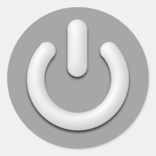 Bereitschaftsaufkleber Runder Aufkleber