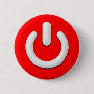 Bereitschaftsknopf (helles Rot) Button