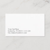 Bereitschaftssymbol Visitenkarte (Rückseite)