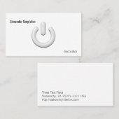 Bereitschaftssymbol Visitenkarte (Vorne/Hinten)