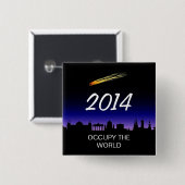 BEREITSTELLEN DER WELT 2014 BUTTON (Vorne & Hinten)