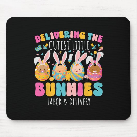 Bereitstellung der Niedlichsten Bunnies Osterarbei Mousepad (Vorne)