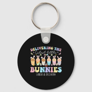 Bereitstellung der Niedlichsten Bunnies Osterarbei Schlüsselanhänger
