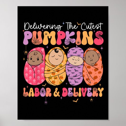 Bereitstellung der Niedlichsten Pumpkins Arbeit un Poster (Vorne)