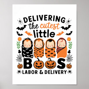 Bereitstellung der Niedlichsten Pumpkins Arbeit un Poster