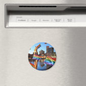 Bereitstellung, RI fliegender Stolz Magnet (In Situ (Geschirrspüler))