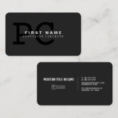 Bereitstellungskonzepte - Firmenkarte Visitenkarte (Vorne/Hinten)