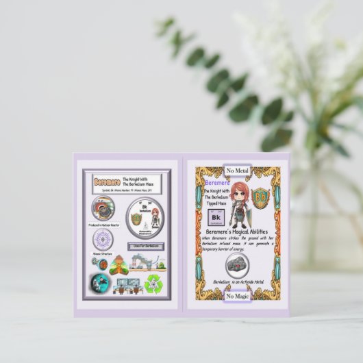 Beremere - Ritter Berkelium Mace Postkarte (Stehend Vorderseite)