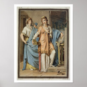 Berenice, Kostüm für 'Berenice' by Jean Racine Poster