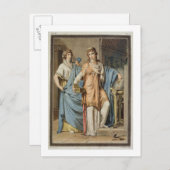 Berenice, Kostüm für 'Berenice' by Jean Racine Postkarte (Vorne/Hinten)