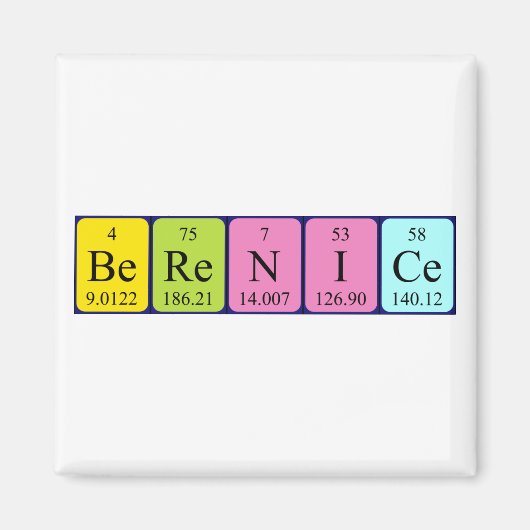 Berenice Periodenmagnet Magnet (Vorne)