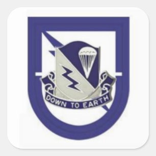 Beret Flash/DUI 1st Bn 507th Infantry Stickers