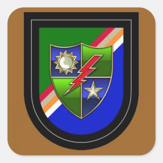 Beret Flash(Post 6/01) DUI HQ Ranger Stickers (Vorderseite)