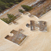 BERG 310D SHASTA ÜBER einem FELD Des SCHNEES Puzzle (Seite)