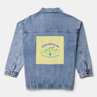 Berg-Abenteuer-T-Shirt Jeansjacke