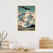 Berg Aconcagua Argentinien V04 Poster (Küche)