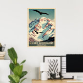 Berg Aconcagua Argentinien V04 Poster (Heimbüro)