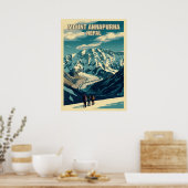 Berg Annapurna Nepal V05 Poster (Küche)