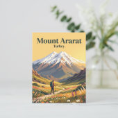 Berg Ararat Türkei Postkarte (Stehend Vorderseite)