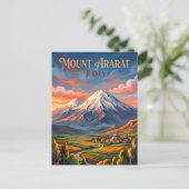 Berg Ararat Türkei Postkarte (Stehend Vorderseite)
