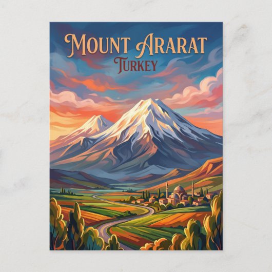 Berg Ararat Türkei Postkarte (Vorderseite)