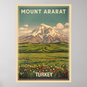 Berg Ararat Türkei V03 Poster
